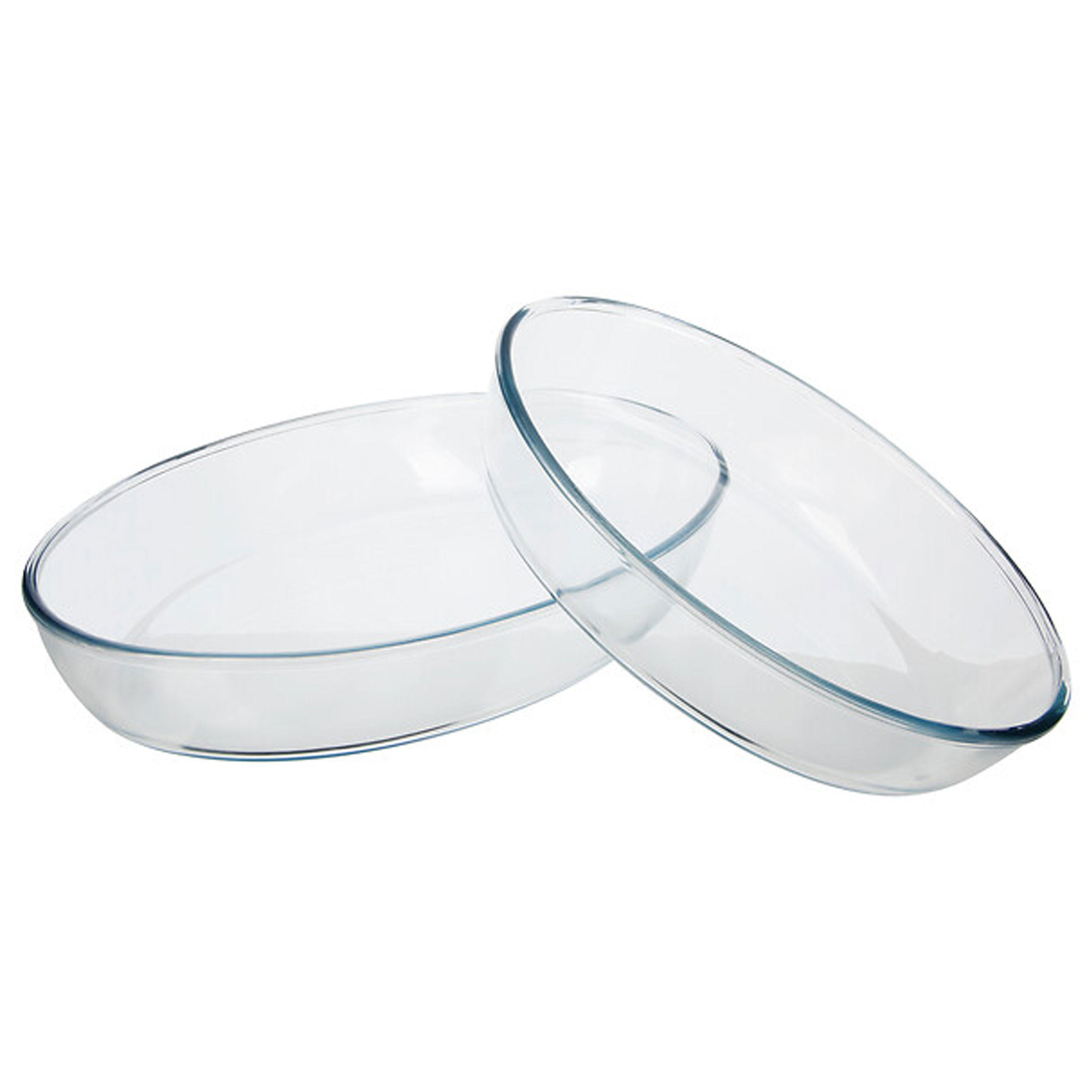 OFENFORM Set 2-tlg., Glas, Transparent - Transparent, Glas (25/7/35.2cm) - 5five Simply Smart