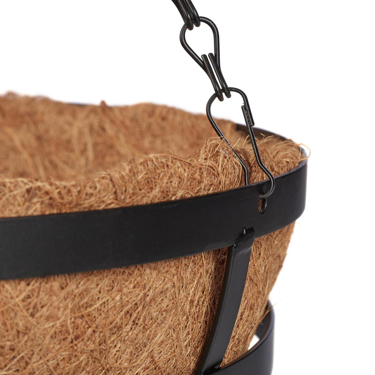 3XBLUMENAMPEL - Multicolor, Textil/Metall (31/50/31cm) - Relaxdays