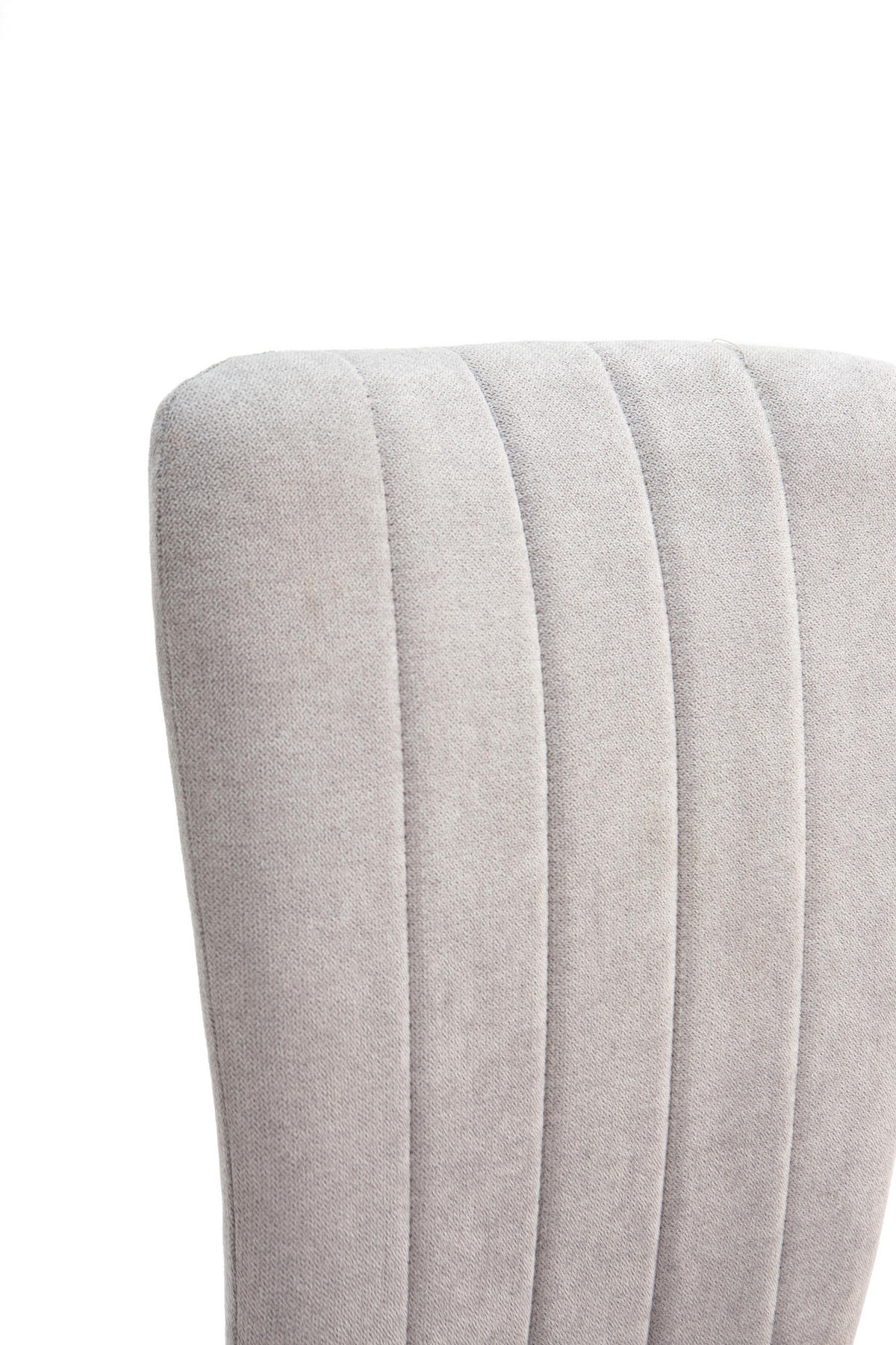 ESSZIMMERSTUHL Holly Grau 43/58/46 cm 4er-Set - Grau, Textil (58/46/43cm) - Calicosy