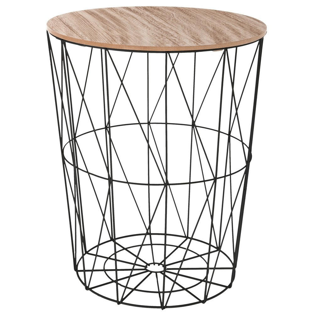 Atmosphera Createur d´interieur Beistelltisch Schwarz 47x57x47 cm