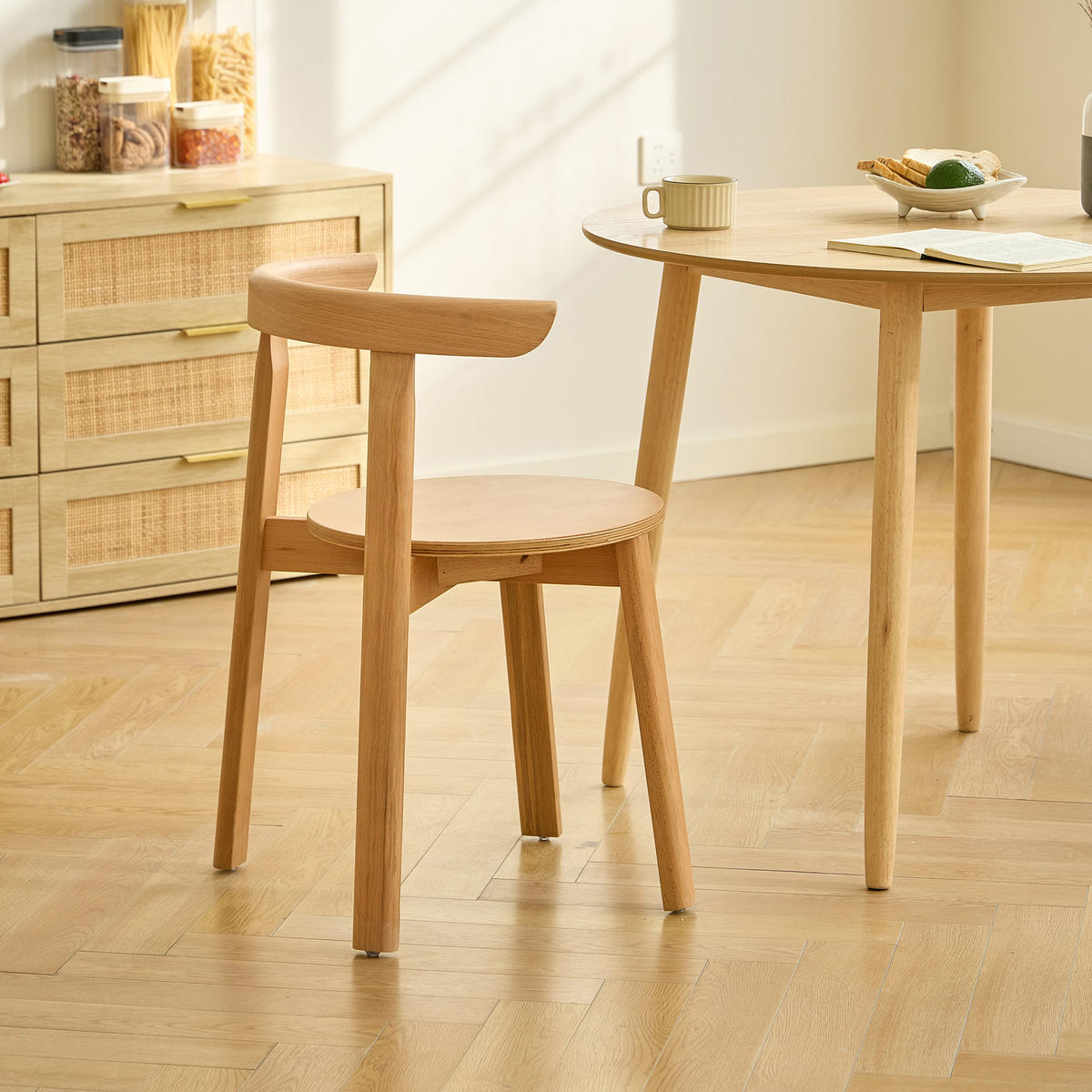 STUHL 2er-Set Holz Braun - Braun, Holz (51/75/49cm) - Nordlys