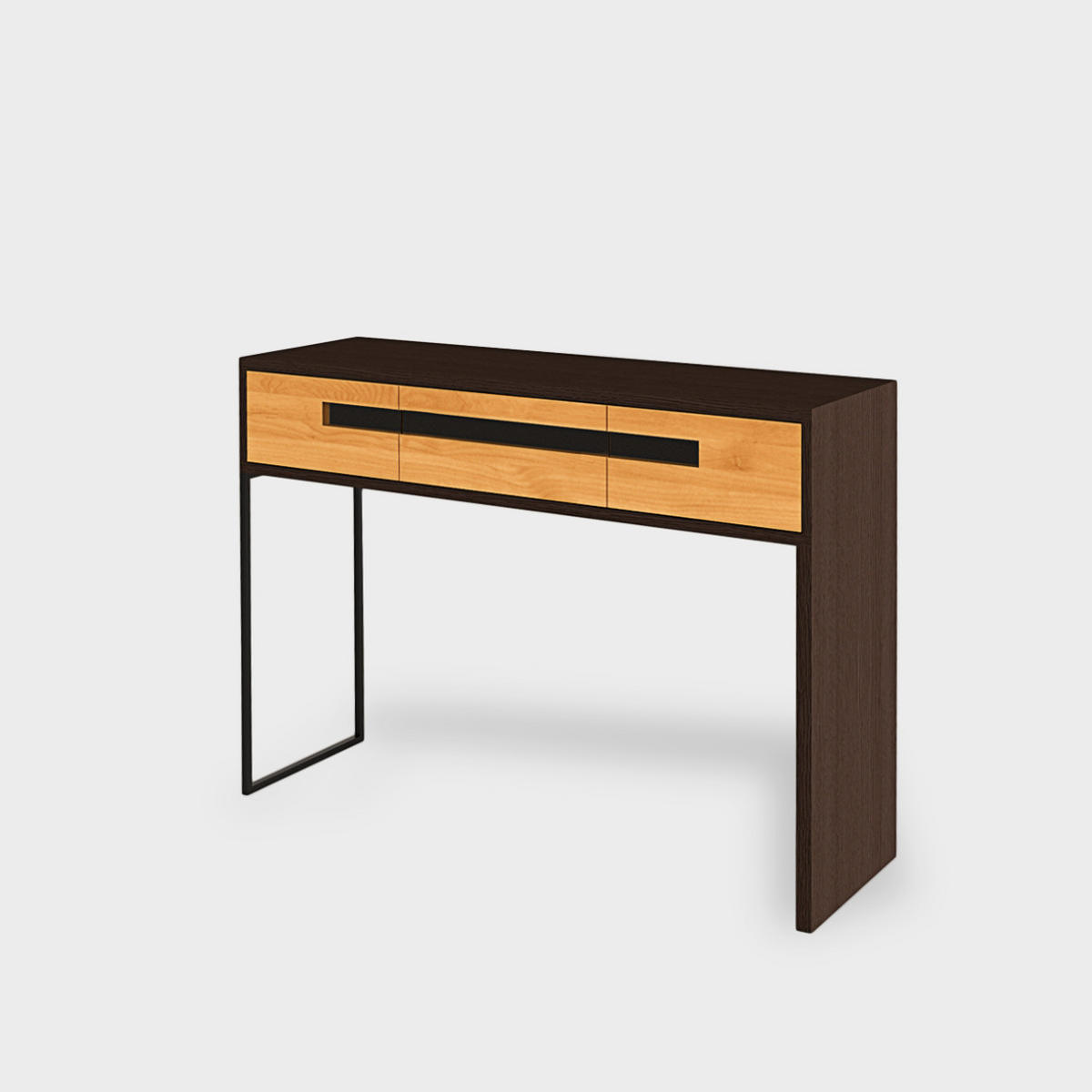 KONSOLENTISCH mit Schubladen für Ihr Wohnzimmer LAGOS - Eichefarben, Holz (130/95/40cm) - Rawood Furniture