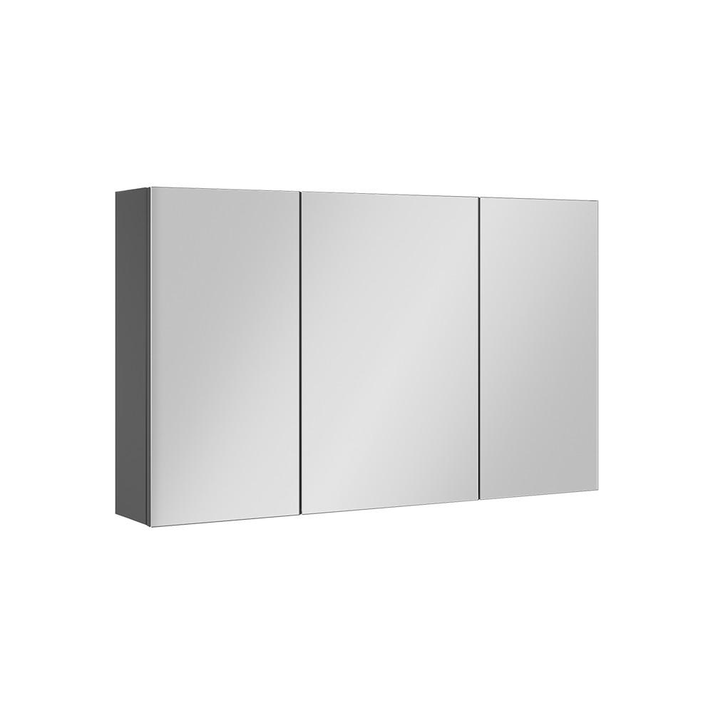 KOPALNIŠKA OMARICA Z OGLEDALOM Lavia, Antracit, 100 x 60.2 cm - antracit, leseni material (100/170/17cm) - Vicco