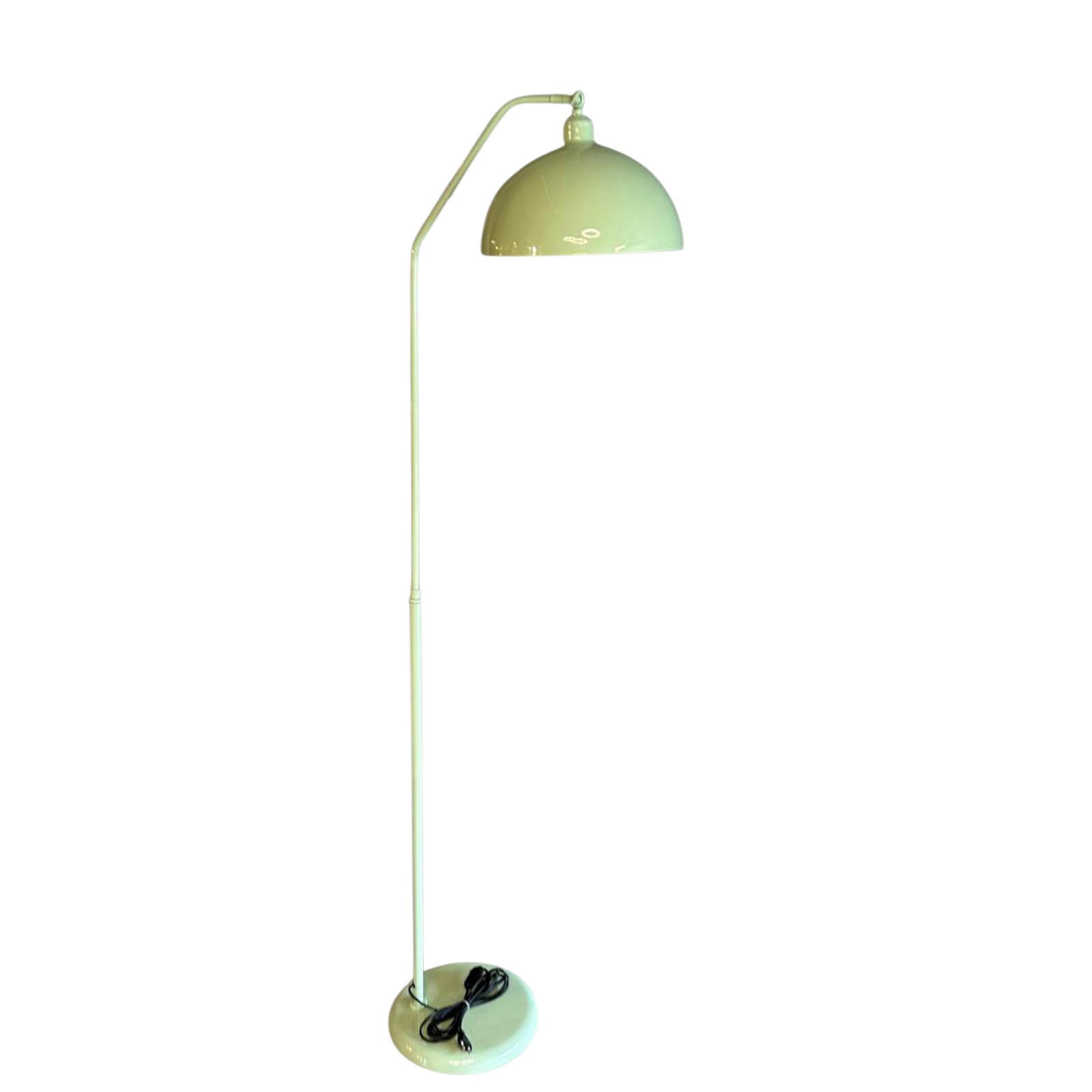 STEHLAMPE Helvik aus Metall mit E27, verstellbarer Lampenschirm - Mintgrün, Metall (37/37/170cm) - Bamyum