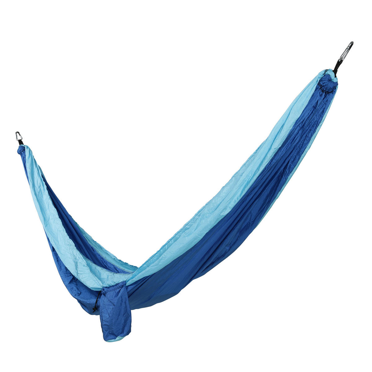 HÄNGEMATTE Camping Hellblau/Dunkelblau - Blau, Textil (200/1/300cm) - SVITA