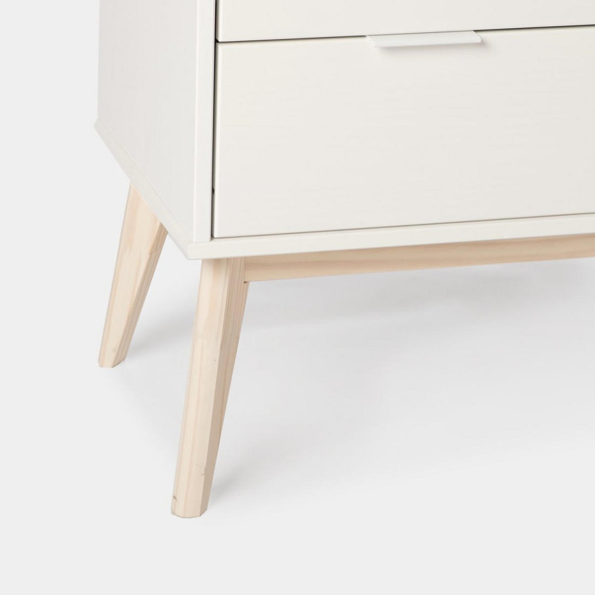 KOMMODE MIT SCHUBLADEN Troy Weiß 80 cm x 83 cm - Weiß, Holzwerkstoff (80/83/40cm)