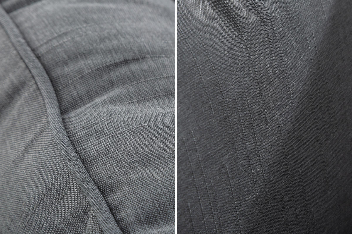 SONNENINSEL SEATTLE Polyrattan Grau 178105 cm - Grau, Textil/Metall (195/168/178cm) - riess-ambiente