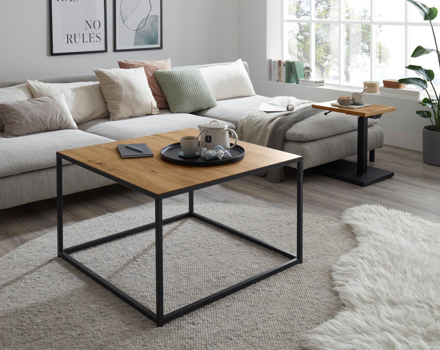 XXXLutz Couchtisch Braun 80x45x80 cm