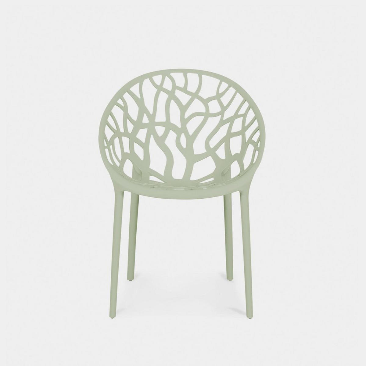 GARTENSTUHL Rhona Grün 52 cm x 79 cm 4er-Set - Grün, Kunststoff (52/79/60cm) - Klast Home