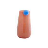 VASE Bolita 15/15/25 cm - Orange, Glas (15/25cm) - Present Time