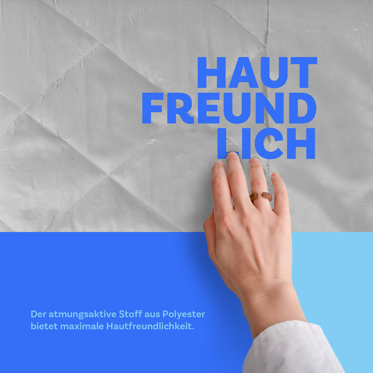 BETTDECKE leichte Sommerbettdecke - Hellgrau - 200 x 200 cm - ohne Bezug nutzbar - Hellgrau, Textil (200/200cm) - Bestlivings