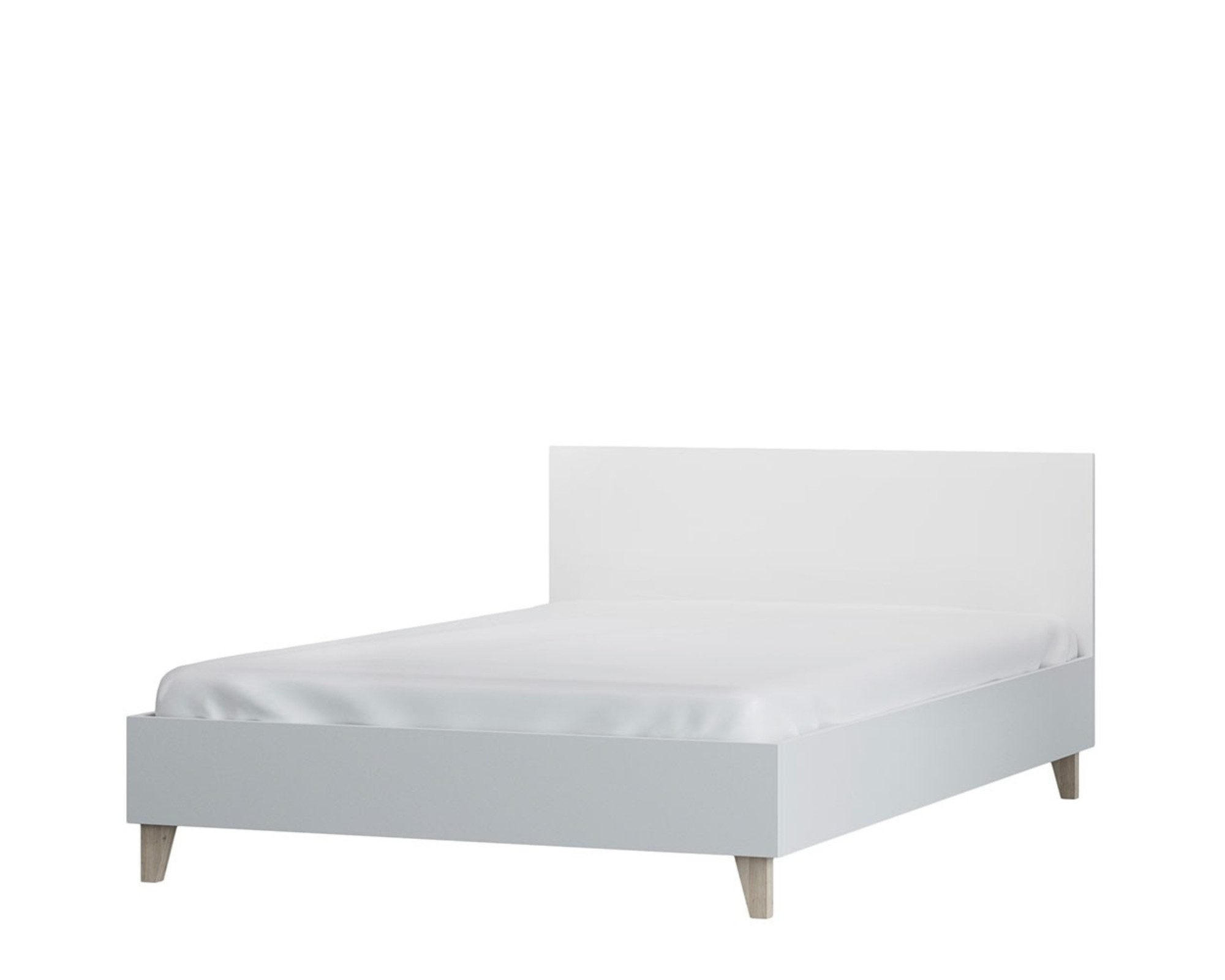 JUGENDBETT FAGOT 36 90/200 in Weiß Scandi-Still - Weiß, Holzwerkstoff (90/200cm) - Deine Möbel 24