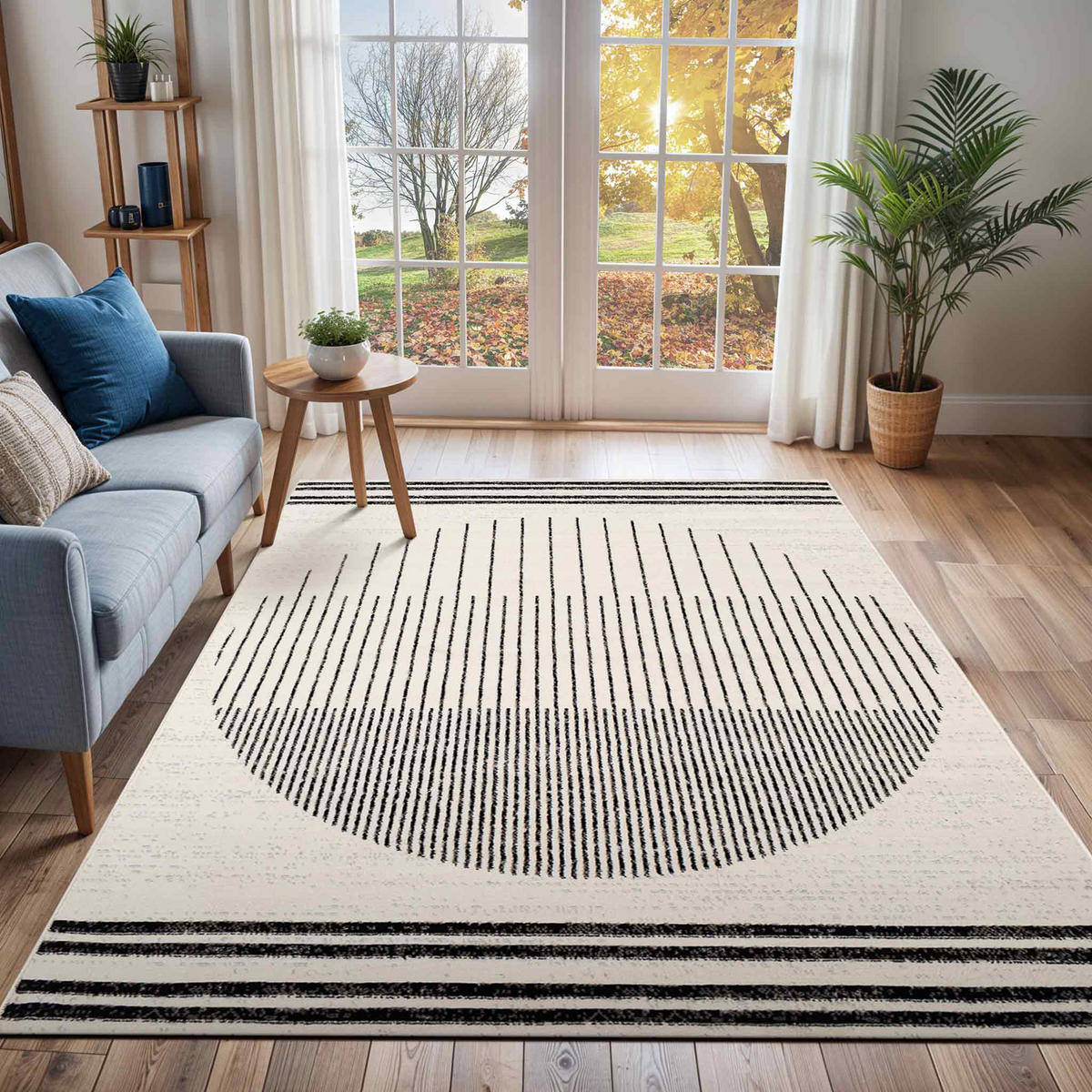 KURZFLORTEPPICH 200/275 cm Grau - Weiß, Naturmaterialien/Textil (200/275cm) - LIVABLISS