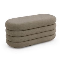 SITZBANK Mocha - Mokka, Textil/Metall (100/42/42cm) - Akord
