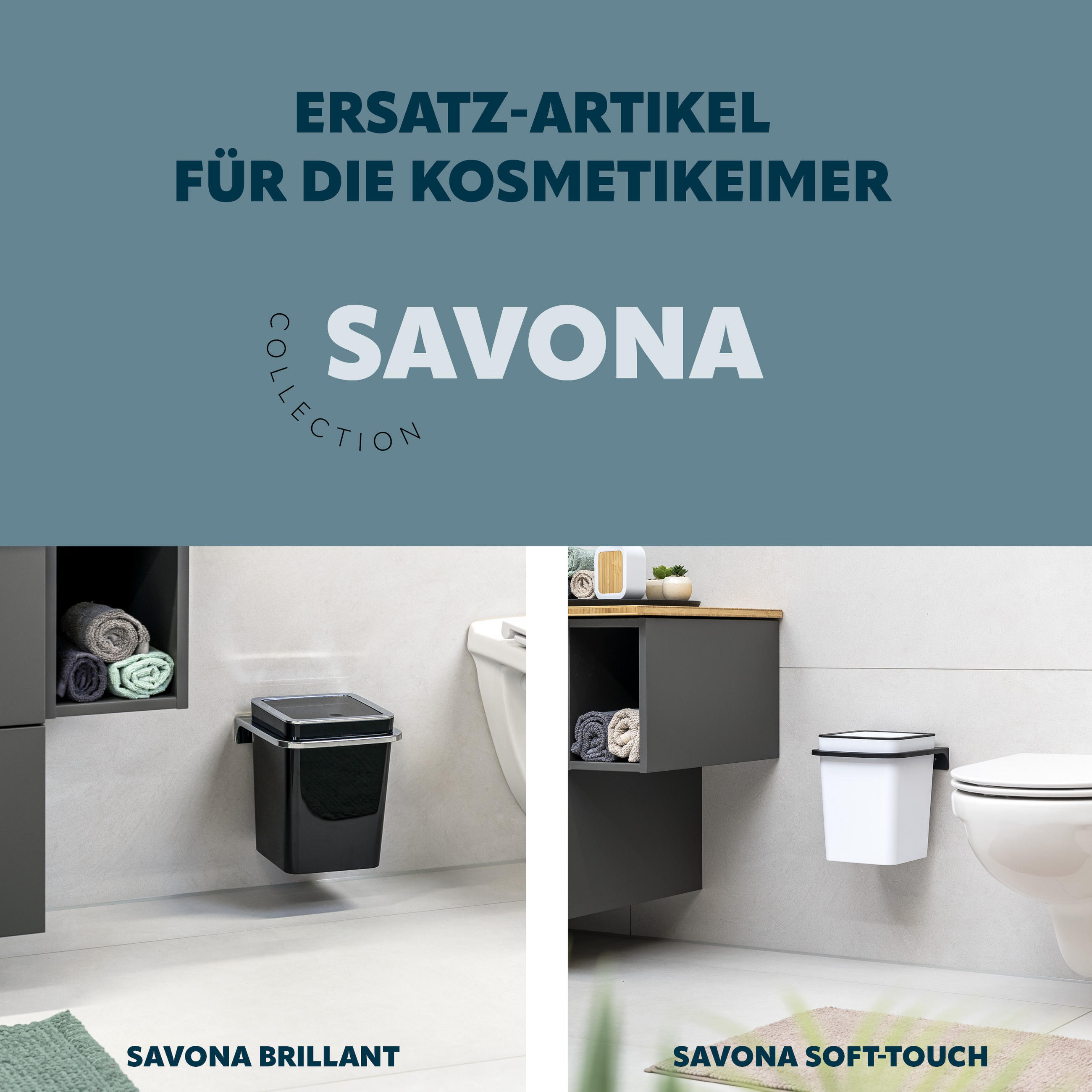 WANDHALTERUNG SAVONA, schwarz - Schwarz, Kunststoff (21/4.5/21cm) - bremermann