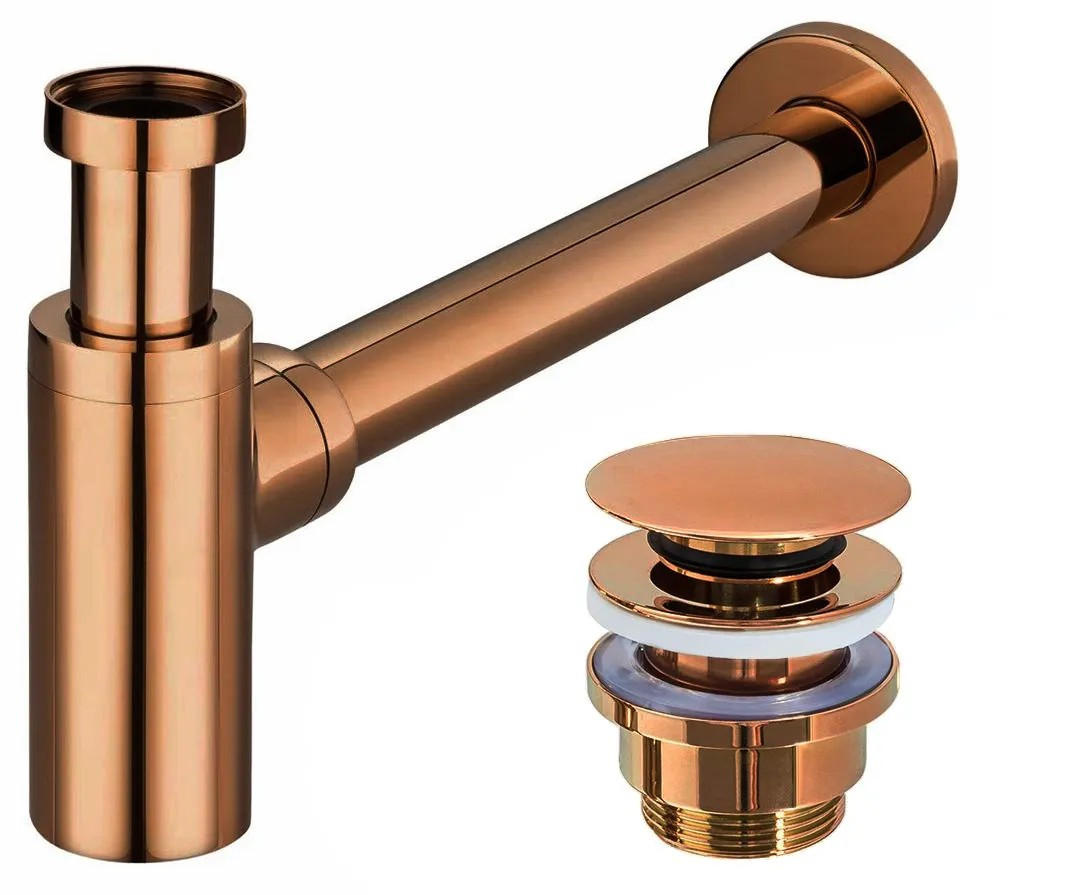 REA Siphon Kupfer 5x21x33.5 cm