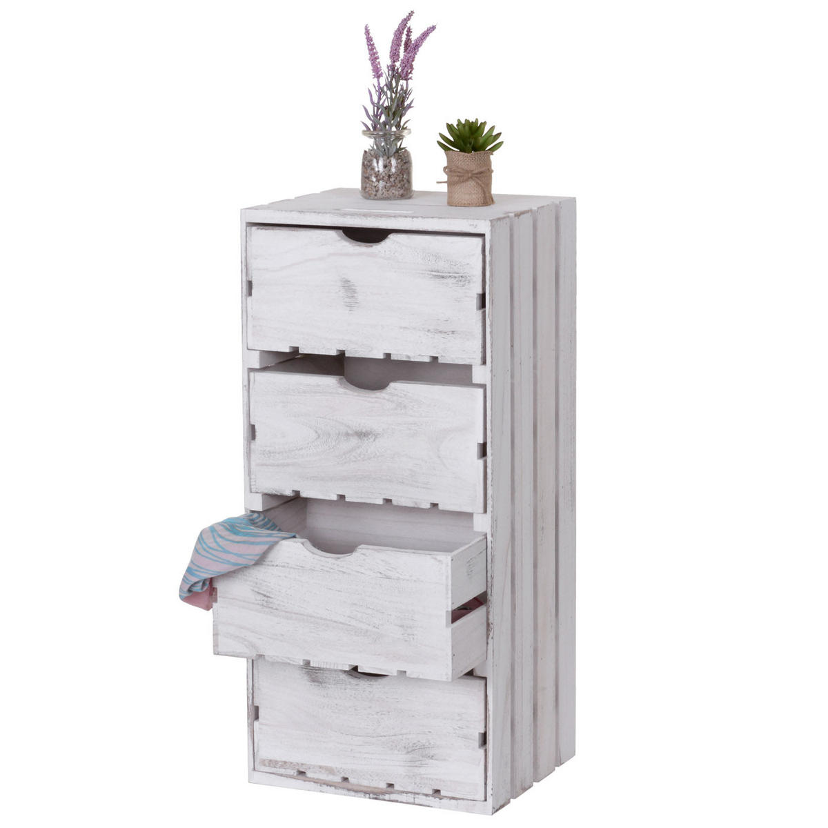 KOMMODE Weiß - Weiß, Holz (32/70/26cm) - MCW