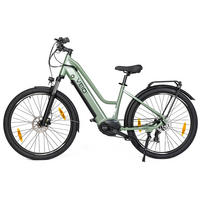 E-BIKE VEIO Yay ST – Mittelantrieb E-Bike mit 70 Nm, 150 km Reichweite, 27,5" Reifen, 7-Gang Shimano, Hydraulikfederung & Scheibenbremsen - Grün, Metall (80cm)