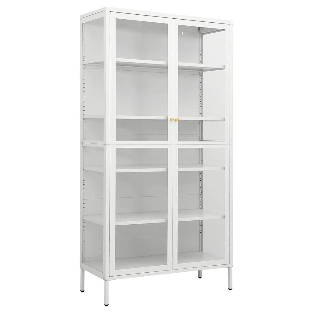 vidaXL Vitrine Weiß 40x180x90 cm