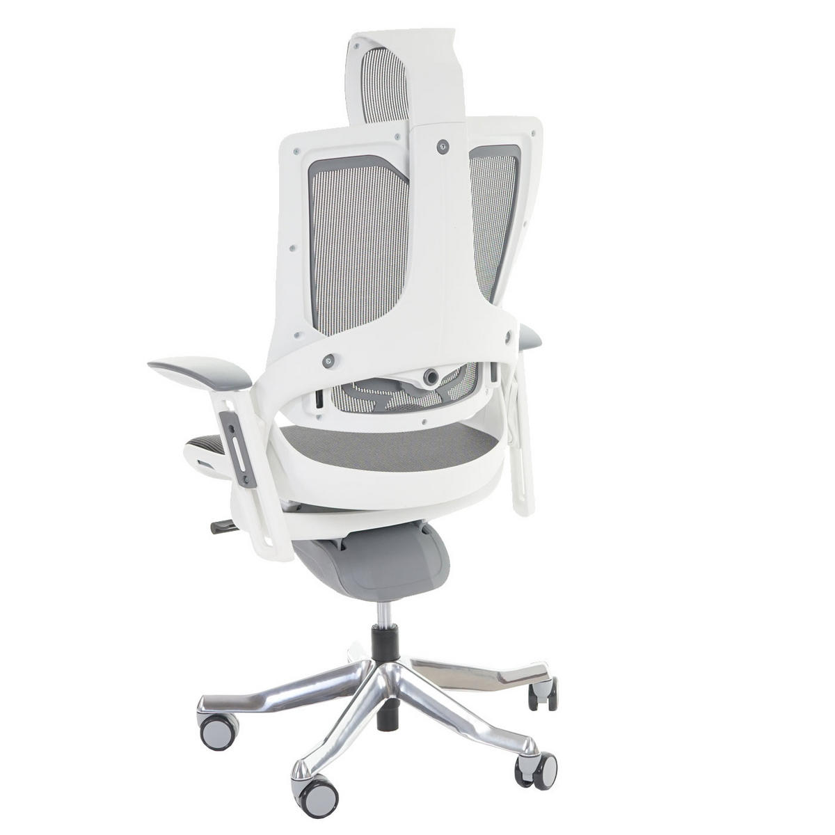 DREHSTUHL Merkur HxBxT 138x75x68cm Sitzhöhe 48cm Polster/Netz ergonomisch Schwarz-Grau - Schwarz, Kunststoff (75/138/68cm) - PROREGAL