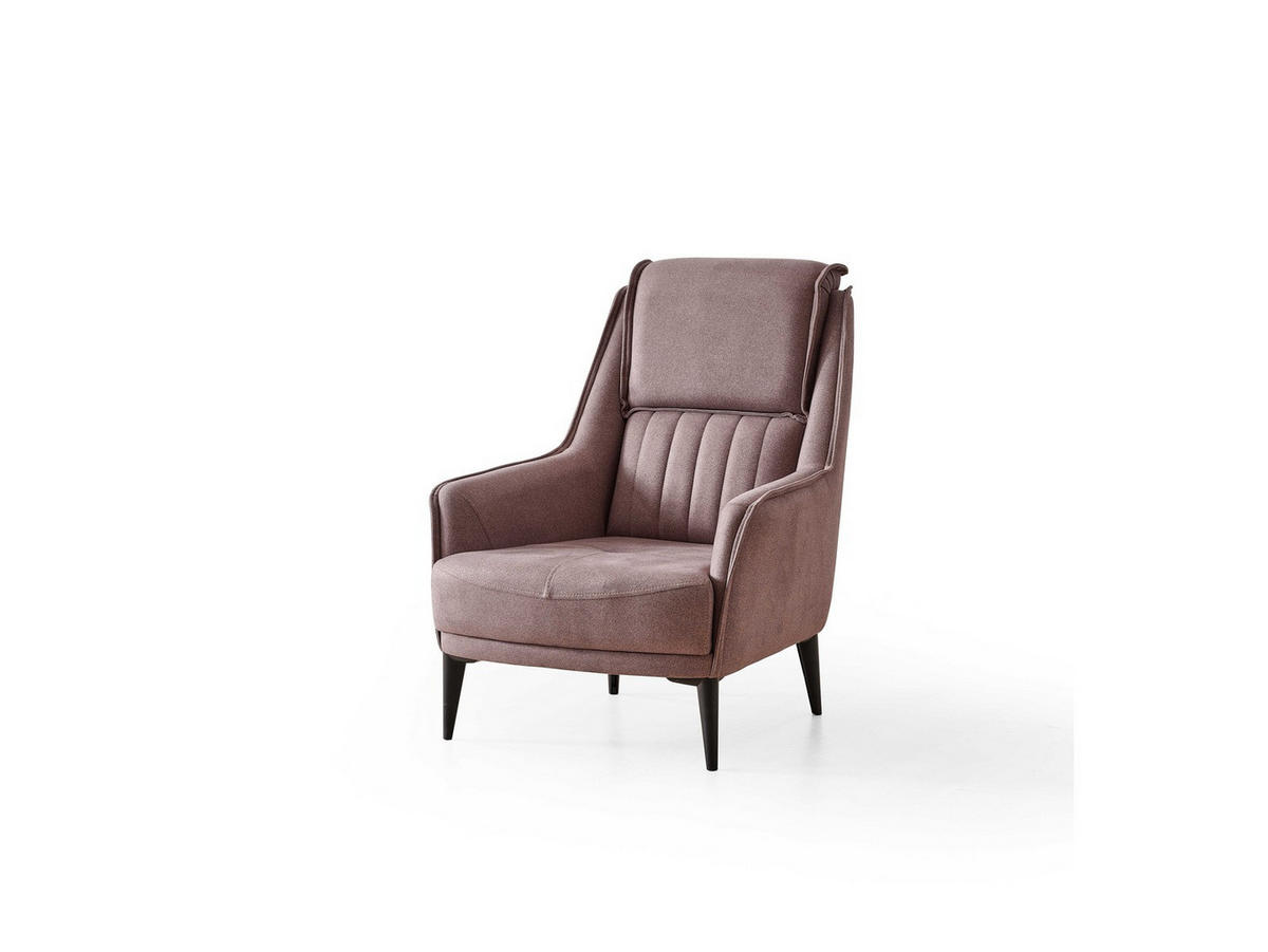 SITZGARNITUR Regina, Braun Stellvariante 2+2+1 - Braun, Holzwerkstoff/Kunststoff (178/85/95cm)
