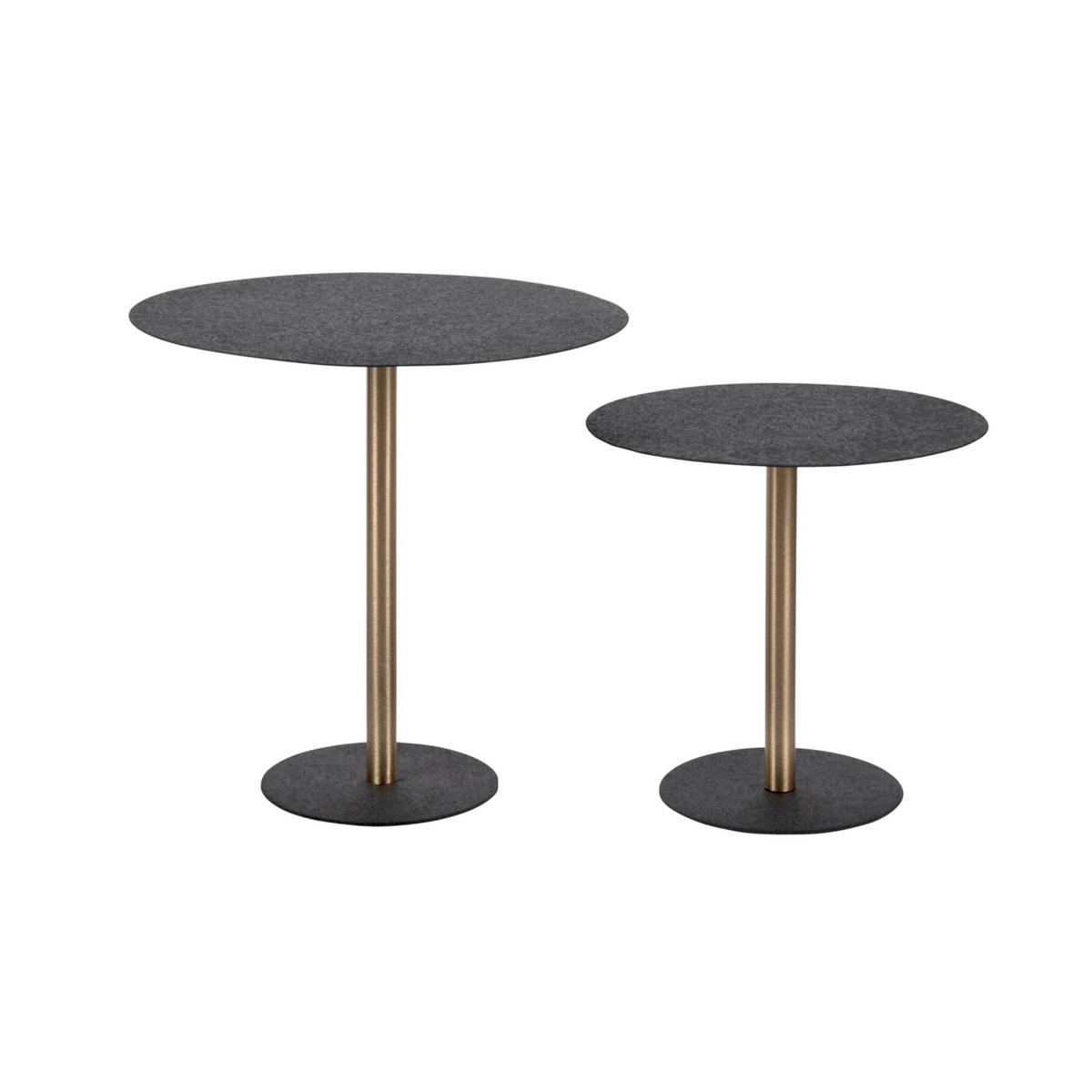 BEISTELLTISCH Dex 50/50/51 cm - Schwarz, Metall (50/50/51cm) - Leitmotiv