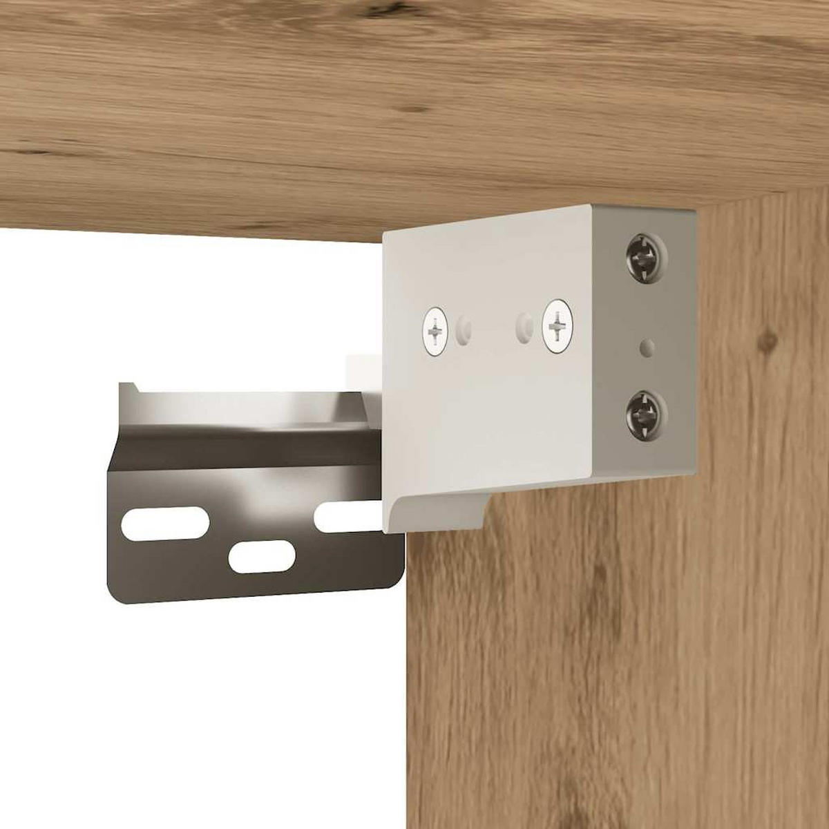 BAD-WANDSCHRANK Artisan-Eiche 100/25/30 Cm Holzwerkstoff - Braun, Holzwerkstoff (25/30/100cm) - vidaXL
