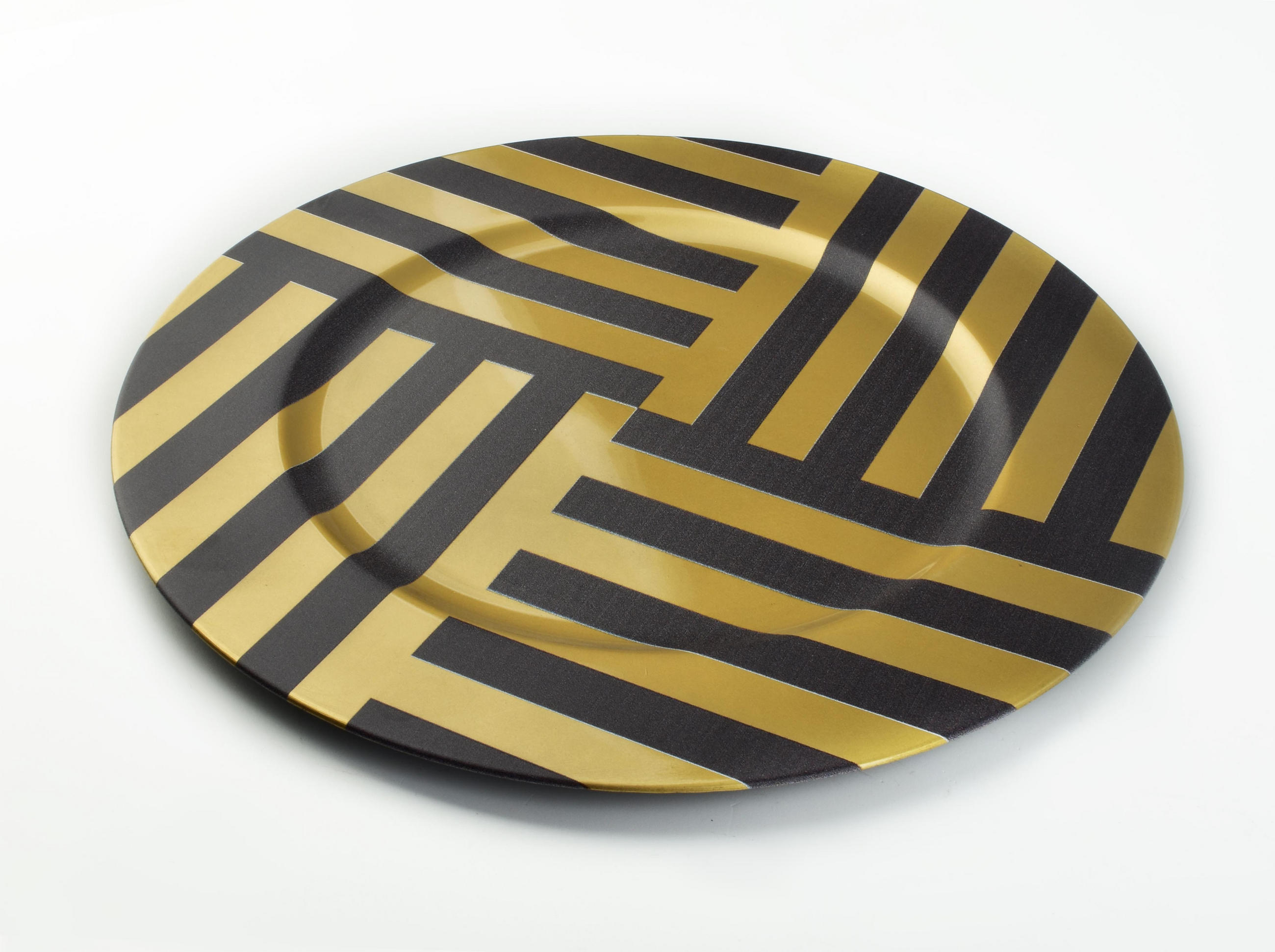 UNTERSETZER Blanche Schwarz 33/33/2 cm Kunstoff - Schwarz, Kunststoff (2cm) - Mondex