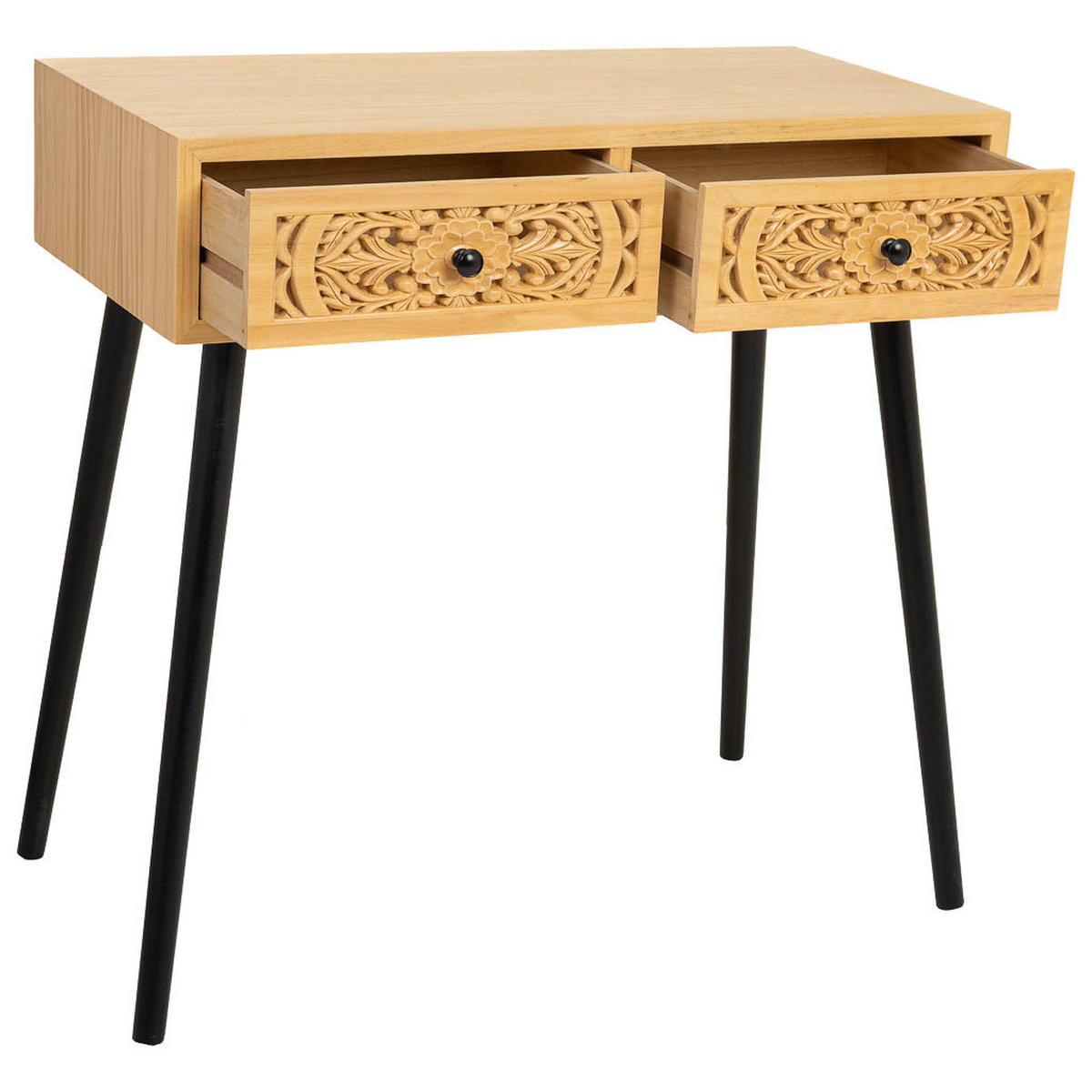 KONSOLENTISCH aus Holz, braun, 80x42x79cm - Braun, Holz (81/82/44cm) - Wanderlust