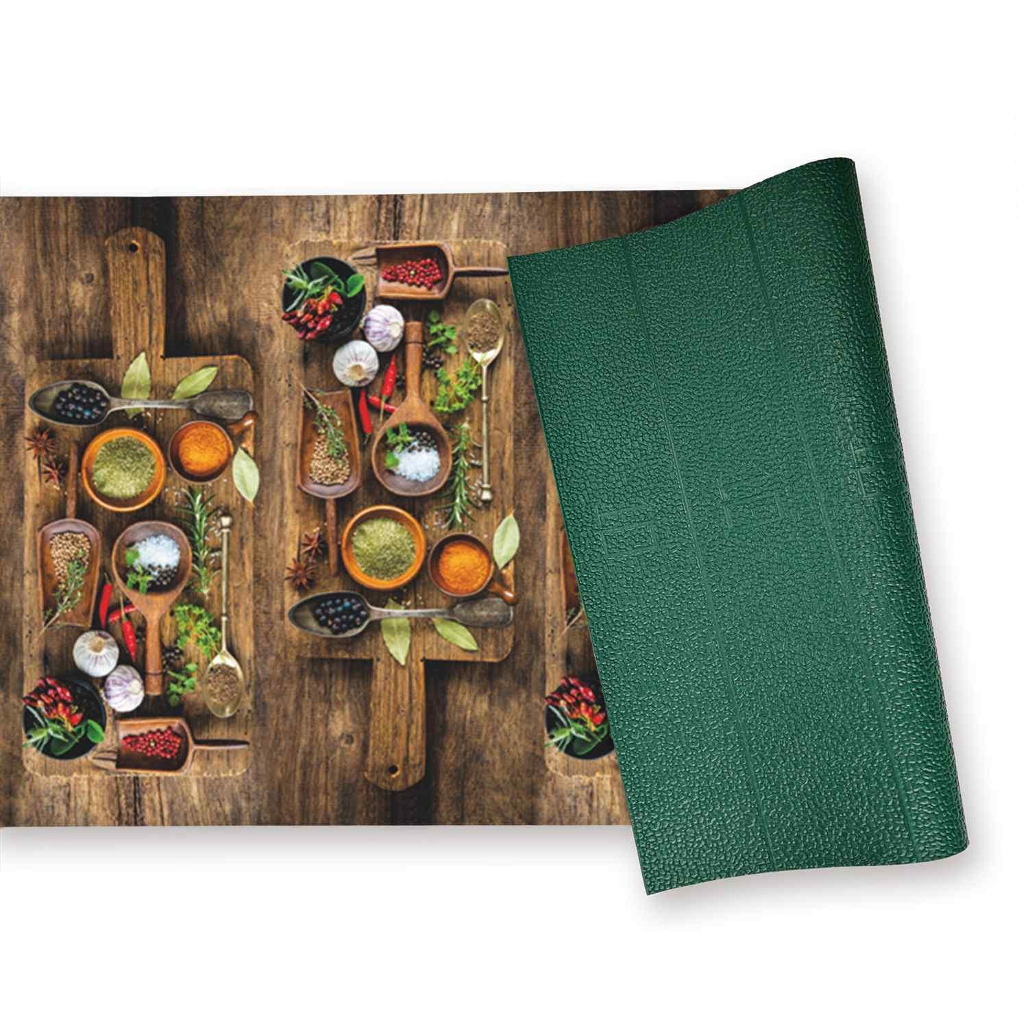 KÜCHENLÄUFER GEWÜRZE - Braun, Textil (50/100cm) - WohnDirect