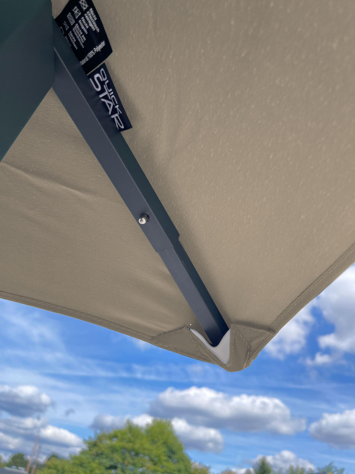 PAVILLON Nizza 3x3m Sand inkl. Seitenwandset - Beige, Metall (300/263/300cm) - QUICK STAR