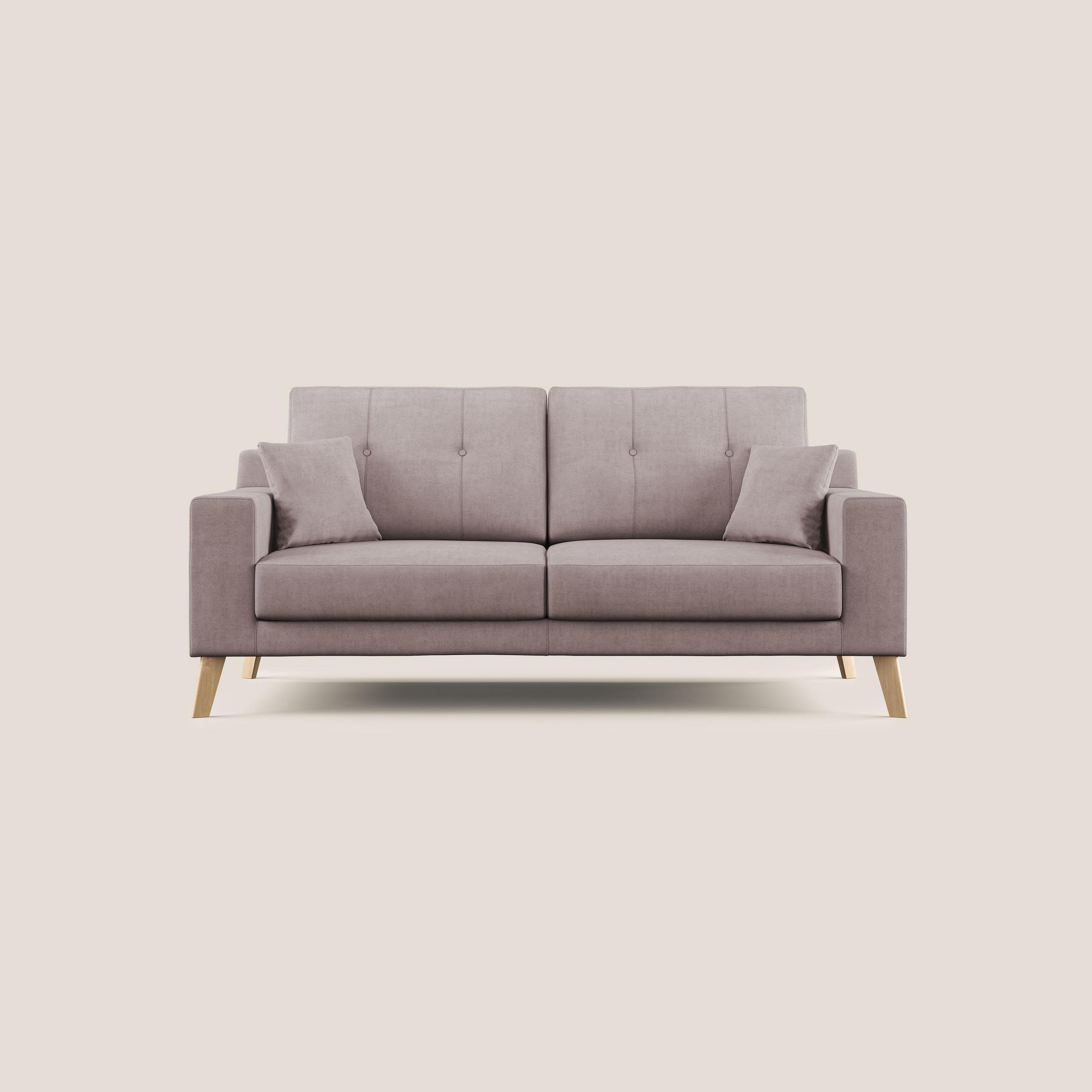 LINEARSOFA Danish - Rosa, Textil (206/95/91cm) - Divani.store