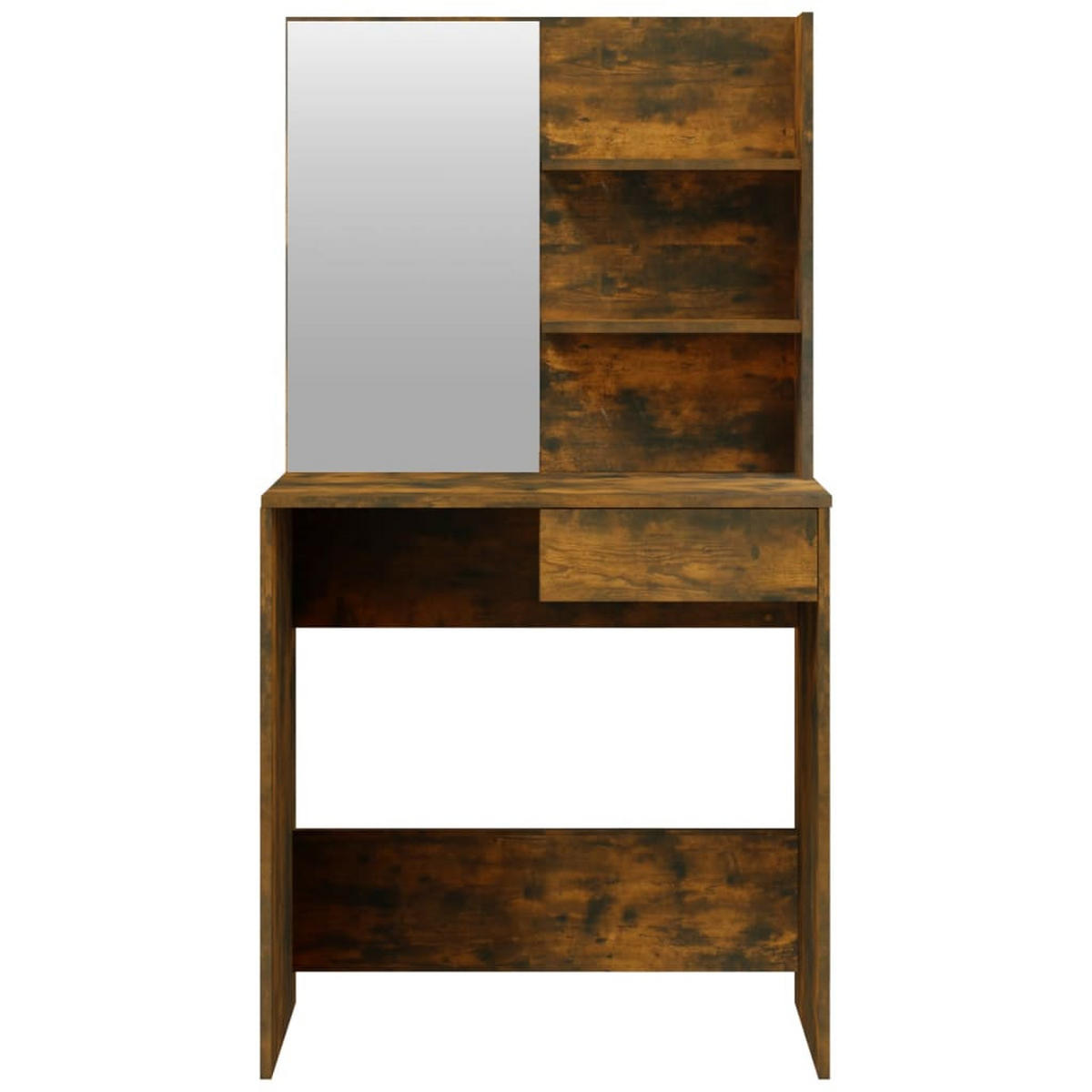 SCHMINKTISCH Castro 74.5/40/141 cm - Taupe, Holzwerkstoff (74.5/141/40cm) - Nettlife