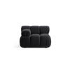 MODUL links Bellis aus Boucle graphit - Graphitfarben, Textil (94/70/94cm) - Micadoni