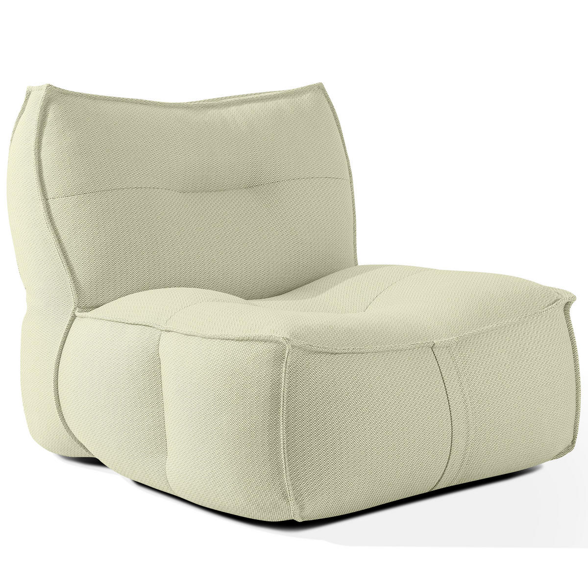 GARTENLOUNGE-SET LOVIA, Möbel-Set, Hellgrün/Weiß - Hellgrün, Textil - KONSIMO®