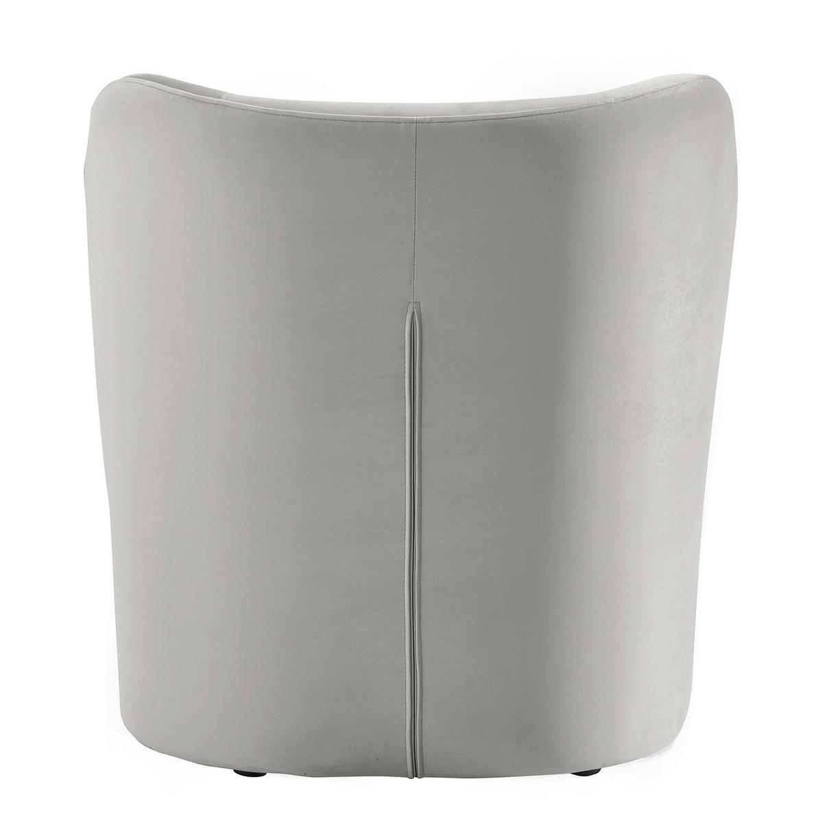 SESSEL - Silberfarben/Schwarz, Kunststoff/Textil (75/78/49cm) - home24