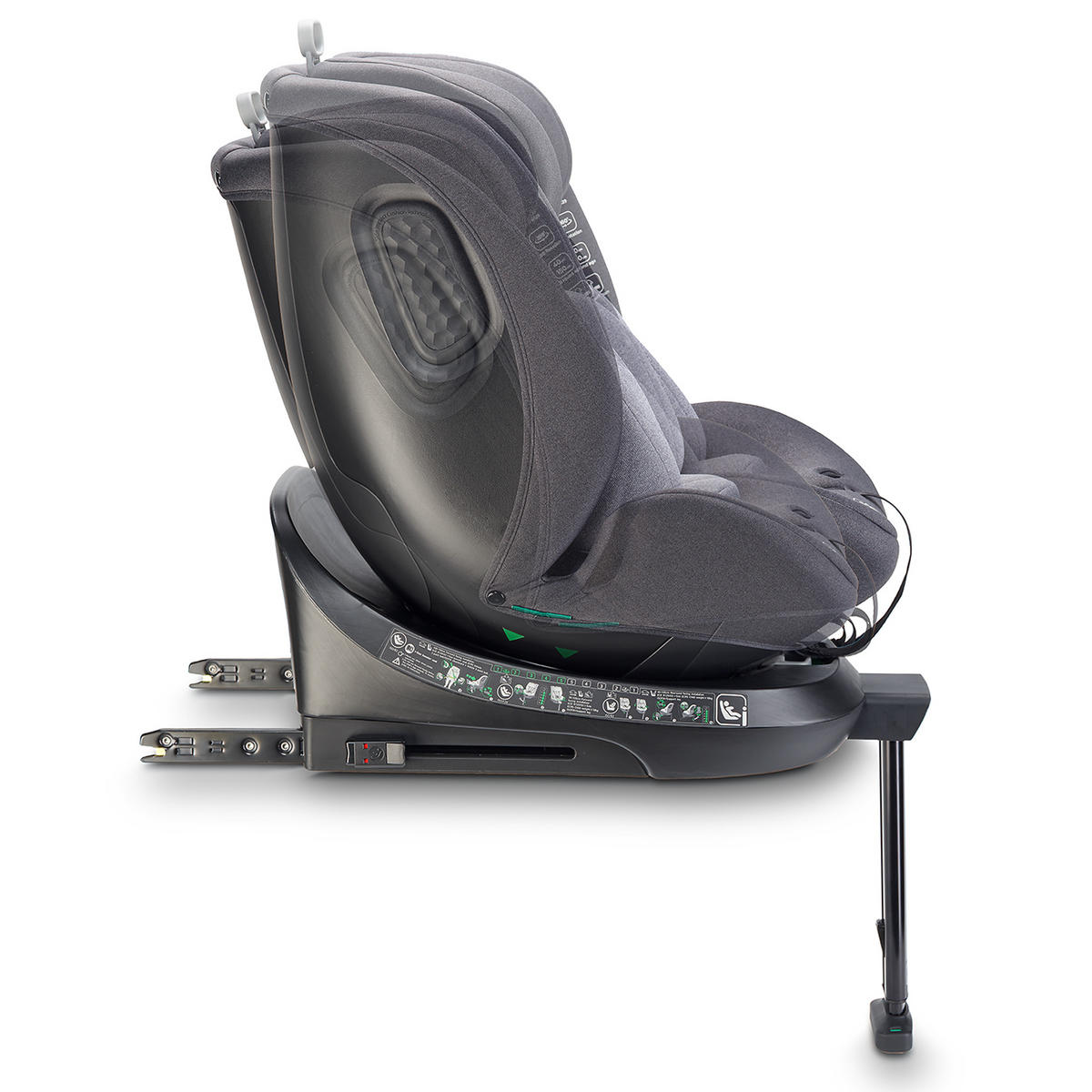 REBOARDER Move 360 grau - Grau, Kunststoff (44/80/58cm) - BabyGo