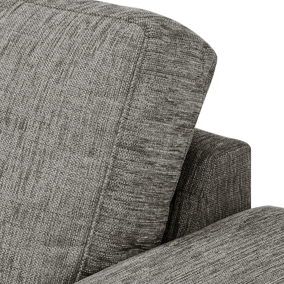 3-SITZER SOFA - Silberfarben/Hellblau, Textil/Metall (221/83/89cm) - home24