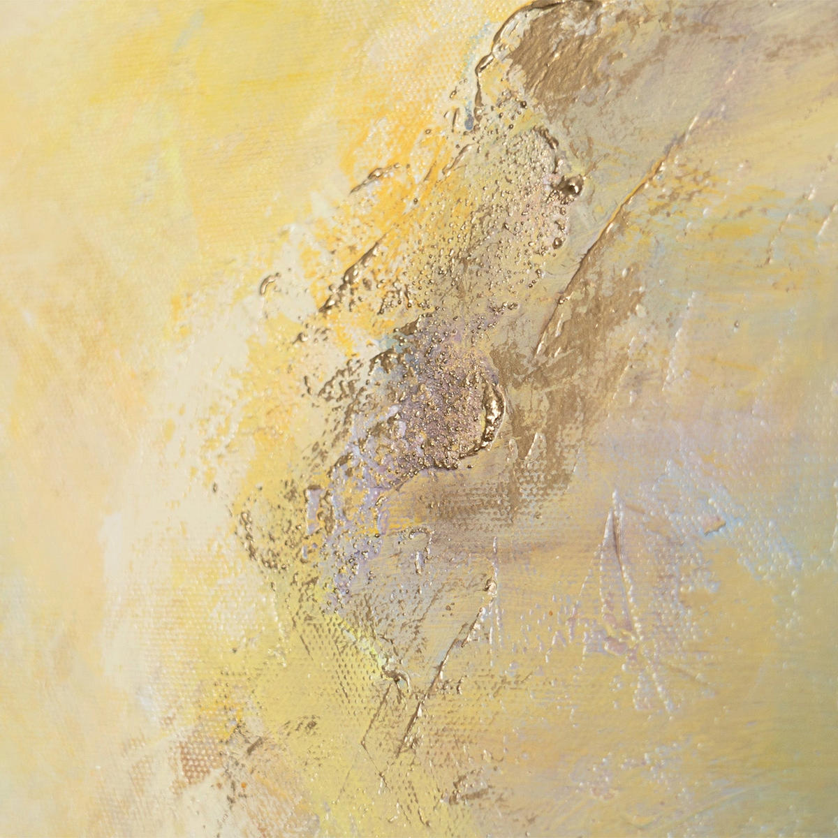 GEMÄLDE Weg zum Licht Schattenfugenrahmen Gold 120x80 cm - Goldfarben, Holz (120/80cm) - YS-art gallery