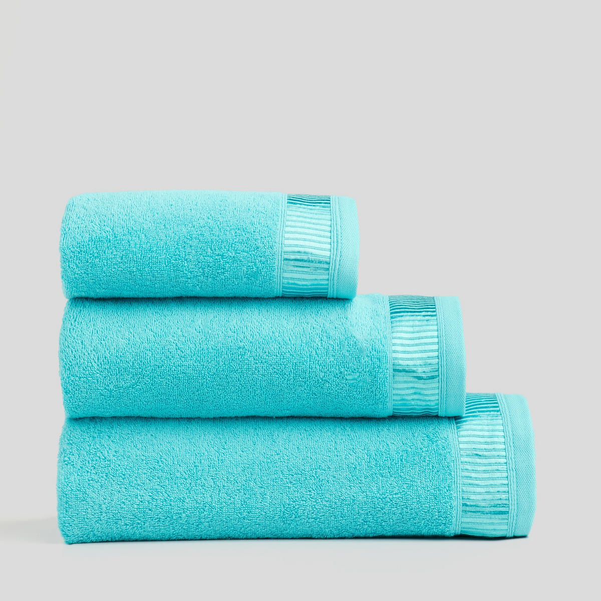 HANDTUCH Alicanty - Türkis, Textil (50/90cm) - home&you