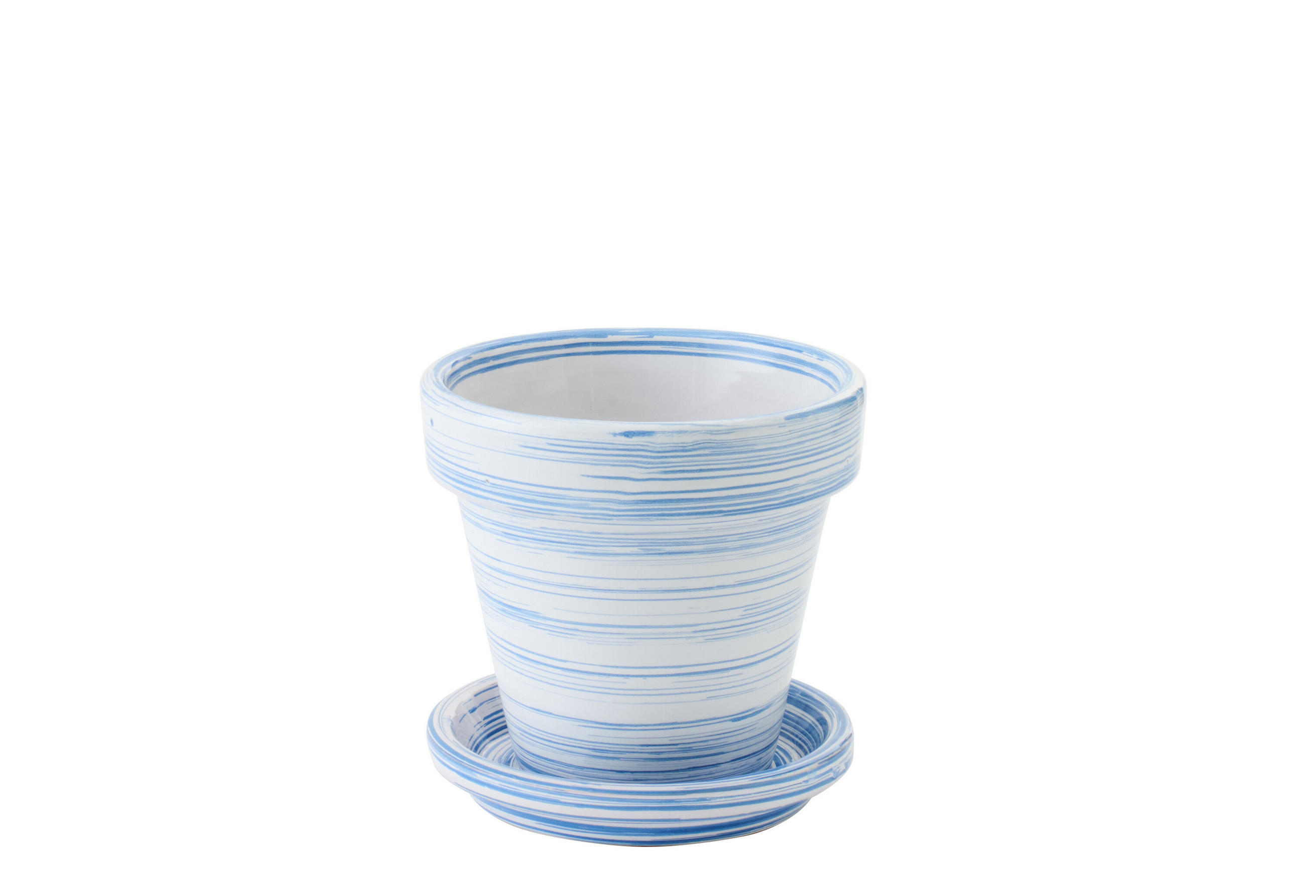 J-Line Blumentopf Blau 19 cm
