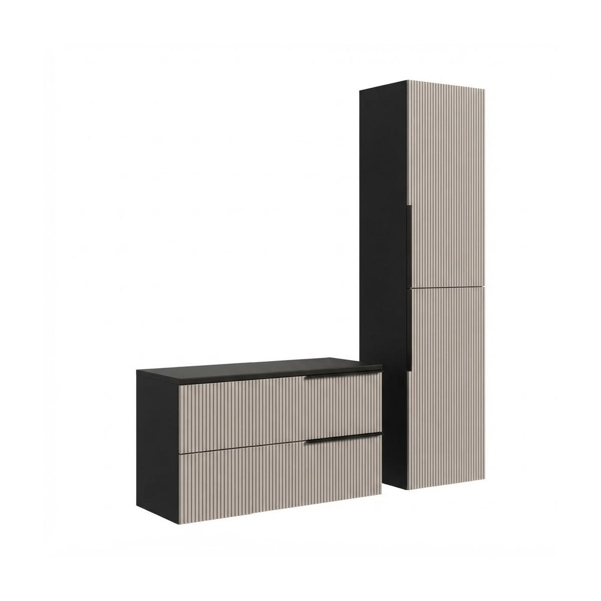 mzm24 Badmöbel-Set Kaschmir 200x150x45 cm
