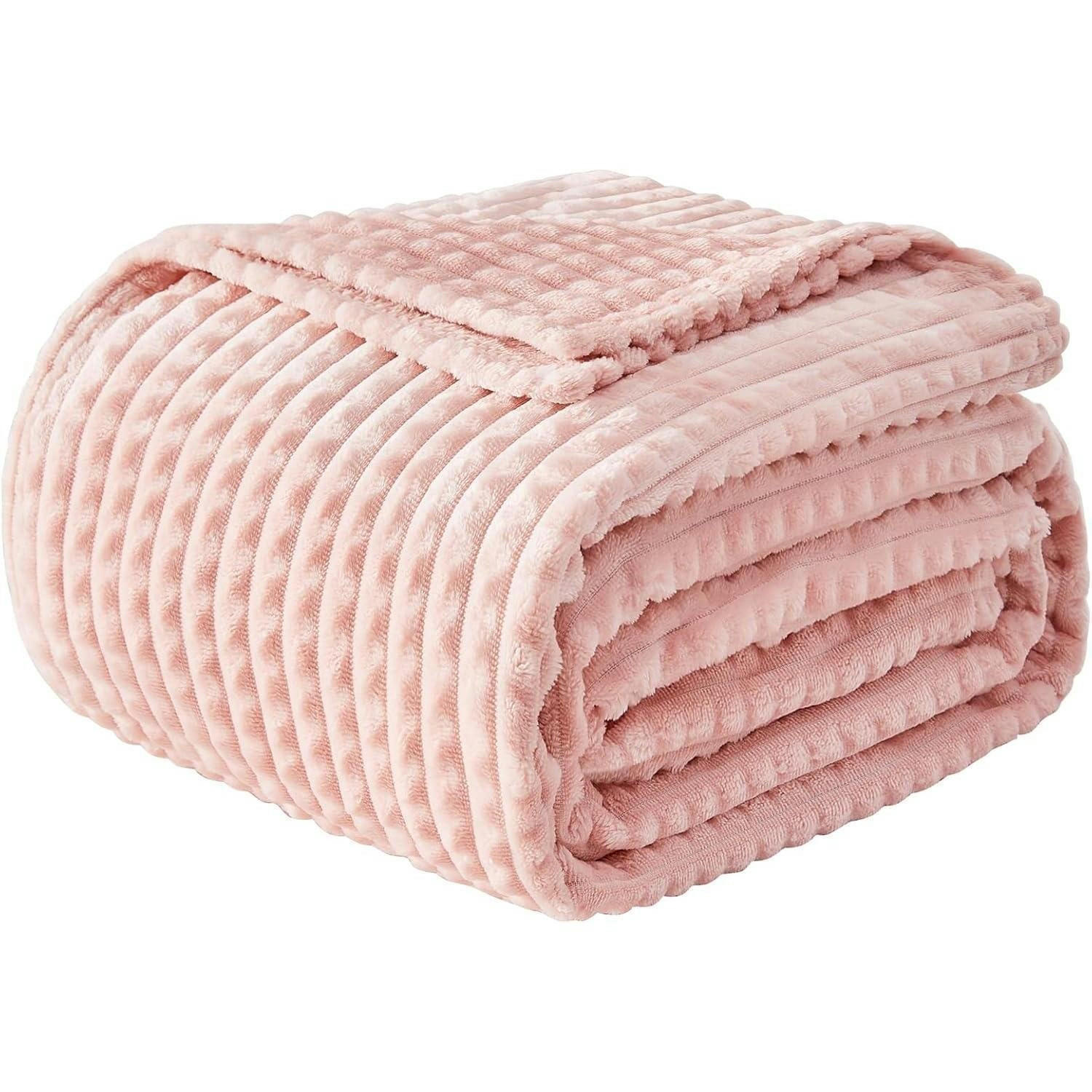 KUSCHELDECKE 200 x 230 cm Hellrosa - Rosa, Textil (200/230cm)