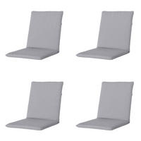 GARTENSTUHLKISSEN Manchester 97/49 cm 4er-Set - Hellgrau, Textil (49/6/97cm) - Madison