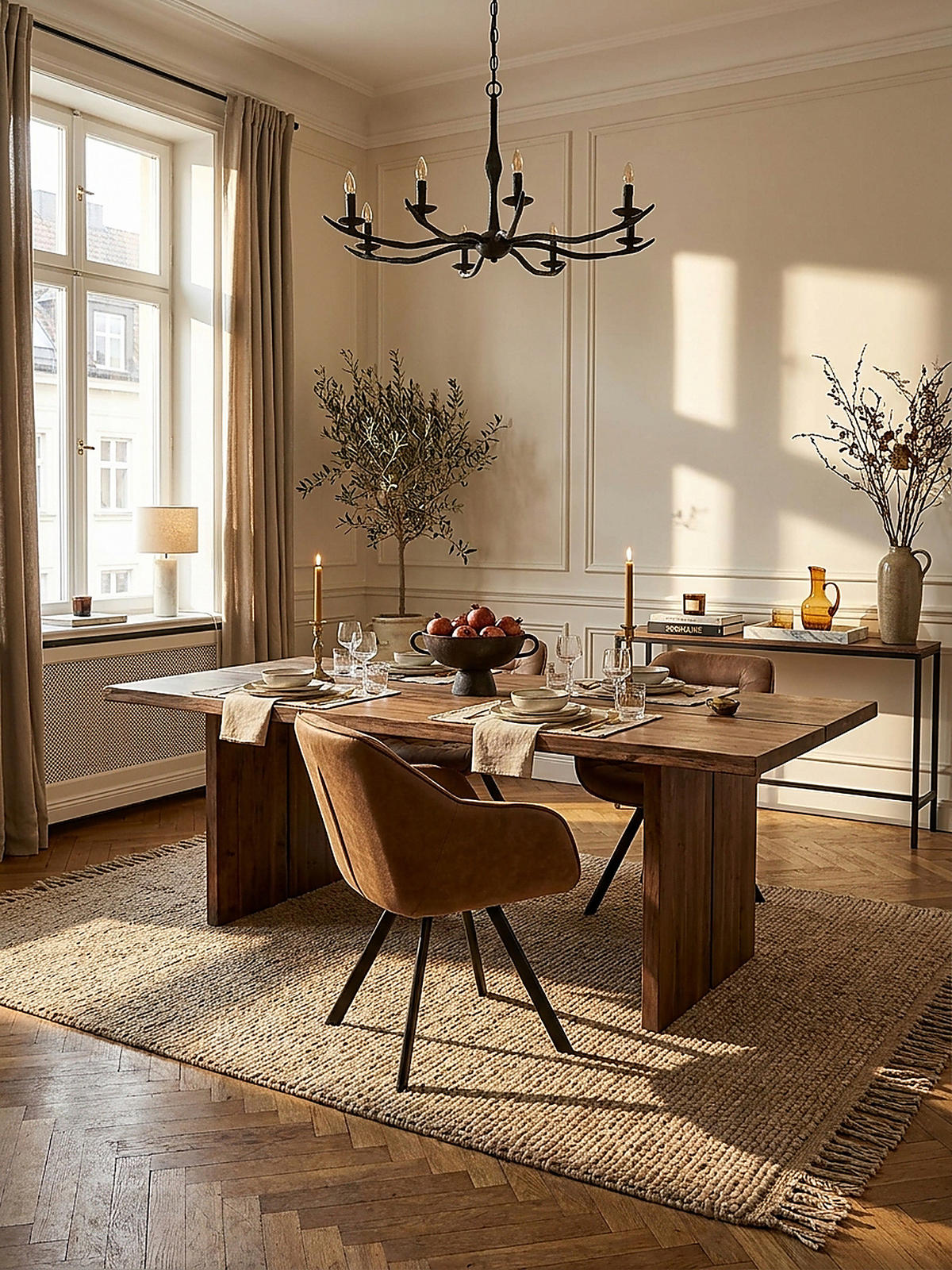 ESSZIMMERSTUHL Samtbezug mit Metallgestell Modern gepolstert, Beige - Beige/Schwarz, Textil/Metall (64/85/60cm) - KADIMA DESIGN