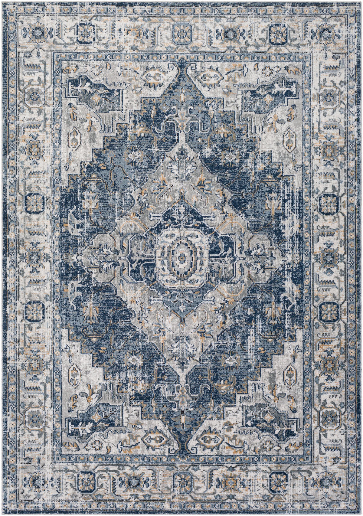 VINTAGE-TEPPICH 200/275 cm Blau - Blau, Naturmaterialien/Textil (200/275cm) - LIVABLISS