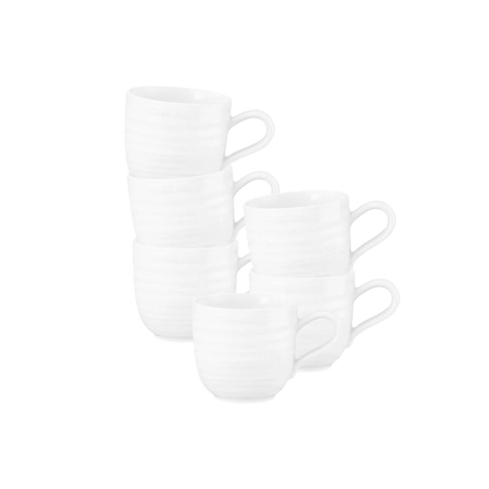 ESPRESSOTASSEN Terra Weiß 0,09 l 6er Set - Weiß, Keramik (0.09L) - Seltmann Weiden
