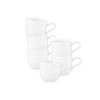 ESPRESSOTASSEN Terra Weiß 0,09 l 6er Set - Weiß, Keramik (0.09L) - Seltmann Weiden