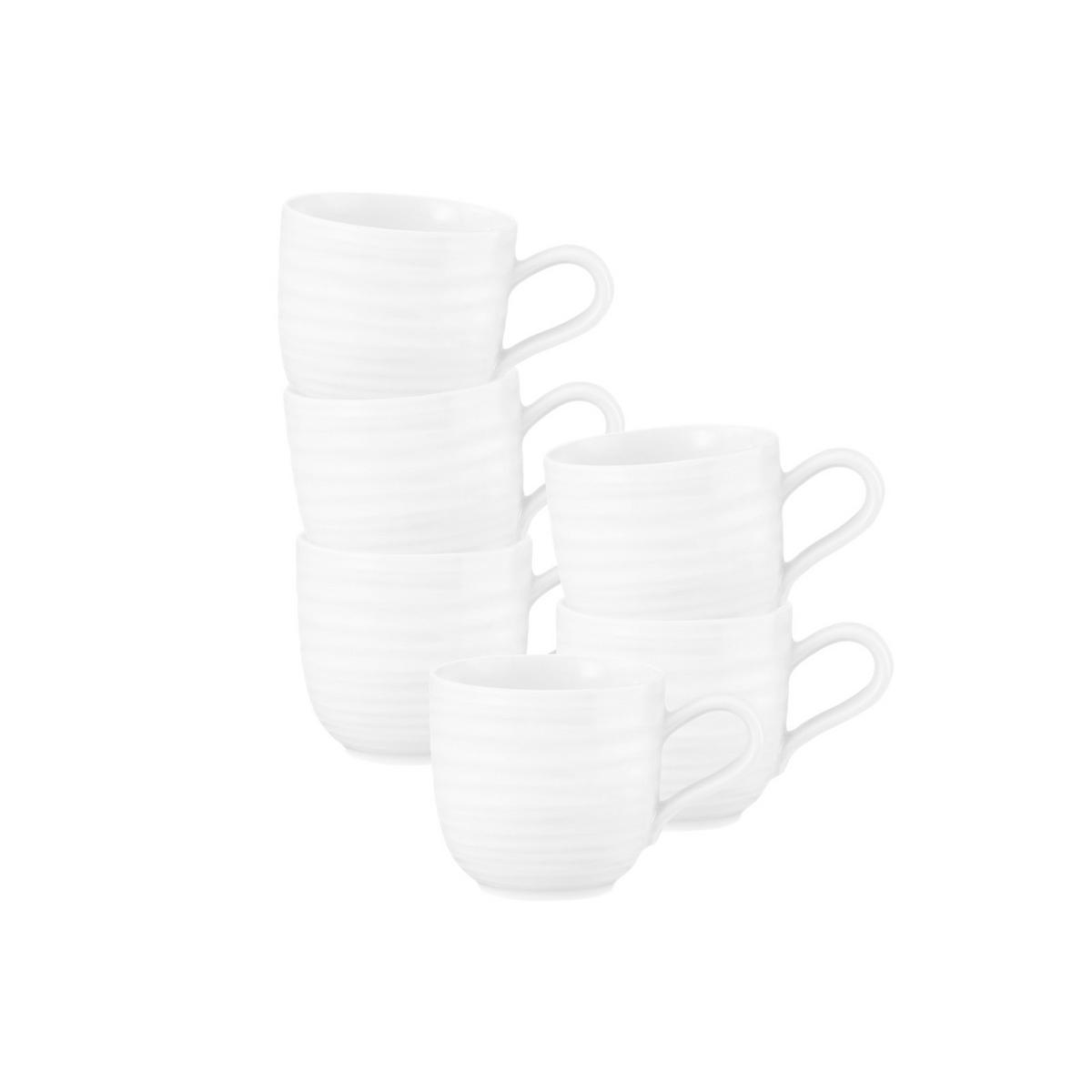 ESPRESSOTASSEN Terra Weiß 0,09 l 6er Set - Weiß, Keramik (0.09L) - Seltmann Weiden