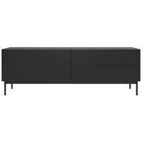 TV-STOLEK Olio Černá 160 cm - černá, kov/kompozitní dřevo (160/52/38.6cm) - Selsey